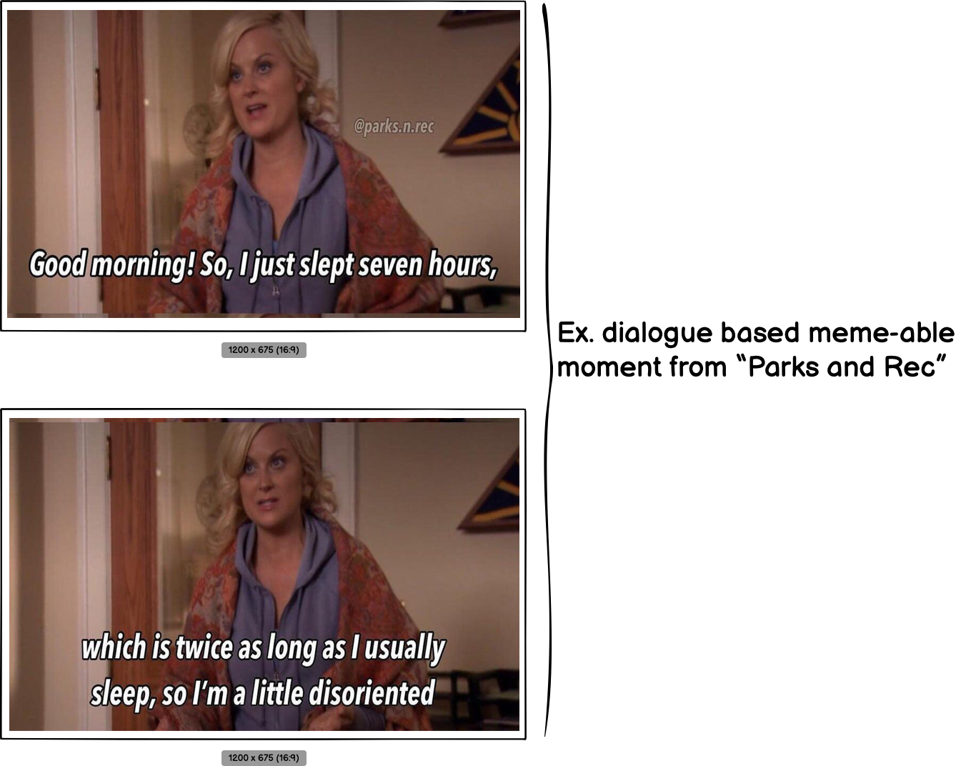 Scene from Parks and Rec